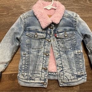 SHERPA TRUCKER JACKET LITTLE GIRLS